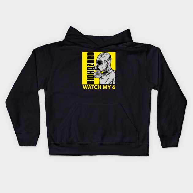 Biohazard Gamer Kids Hoodie by A Reel Keeper